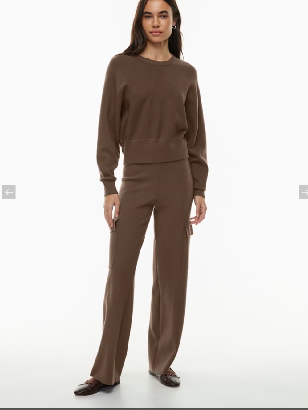 Wilfred Atlantis Cream Knit Jogger Cargo Pants XL